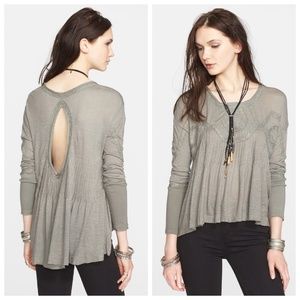 Free People  'New Hope' Long Sleeve Hi-Lo Tunic